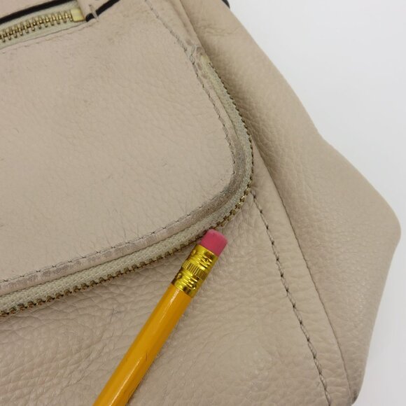 Kate Spade Cobble Hill Small Toddy Crossbody Handbag Purse Beige Pebbled Leather - Picture 7 of 16